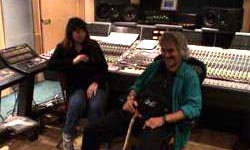 11.10.2003 Michael Kamen (5 tygodni przed swoj mierci) i Kate Bush w Abbey Road Studio 2
