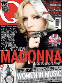 Okadka magazynu 'Q', maj 2008