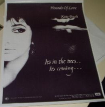 Hounds Of Love (plakat reklamujcy singiel)